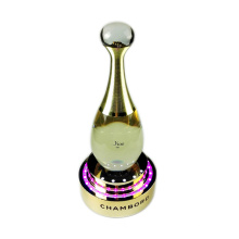 Illuminated Gold Makeup Cosmetic Holder Acrylic Perfume Display Stand